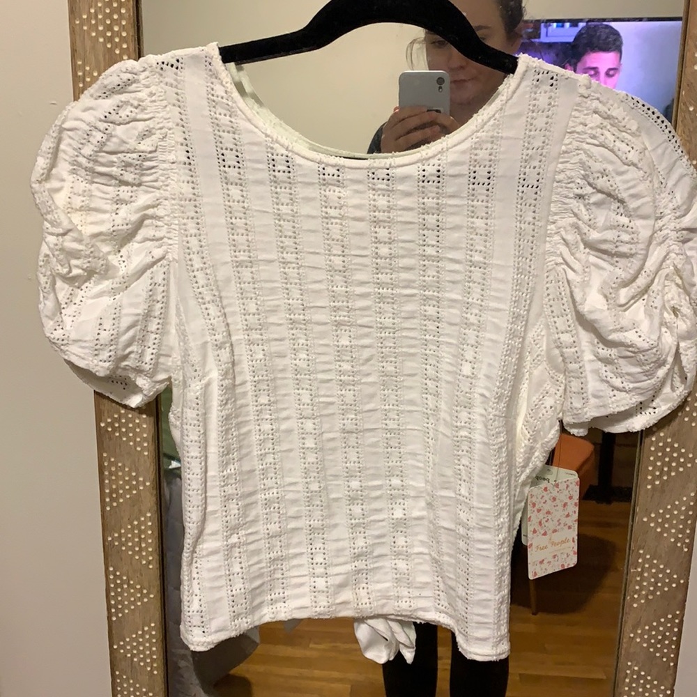 NWT FREE PEOPLE OPEN BACK TOP
